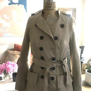 Anthropologie IDRA waterfall trench coat